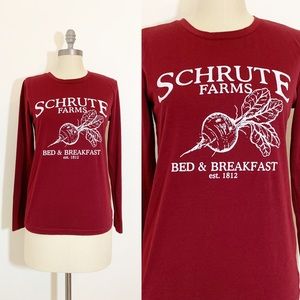 Schrute Farms Bed and Breakfast long sleeve